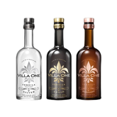 Villa One Silver Anejo Reposado Tequila Bundle (750ml)